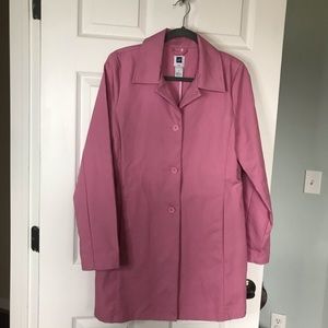 GAP Vintage Spring Rain Coat Pink Medium